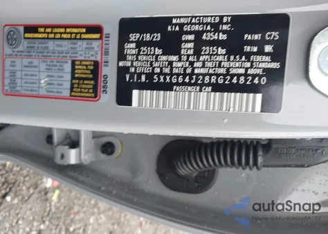 2024 Kia K5 Gt-Line from USA, damaged, VIN 5XXG64J28RG248240